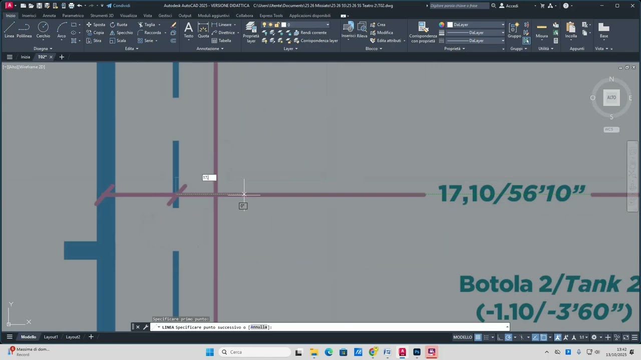 teatro 2   02   importare immagine e scalare con Autocad