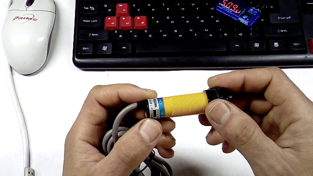 ИК инфракрасный датчик препятствия - фотоэлемент безопасности для автоматических ворот