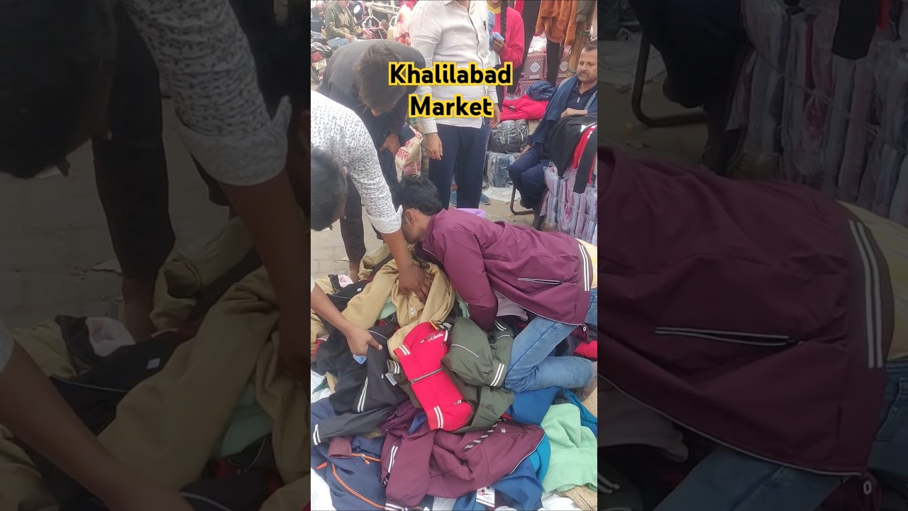 Winter jacket #wholesalemarket #khalilabad #market