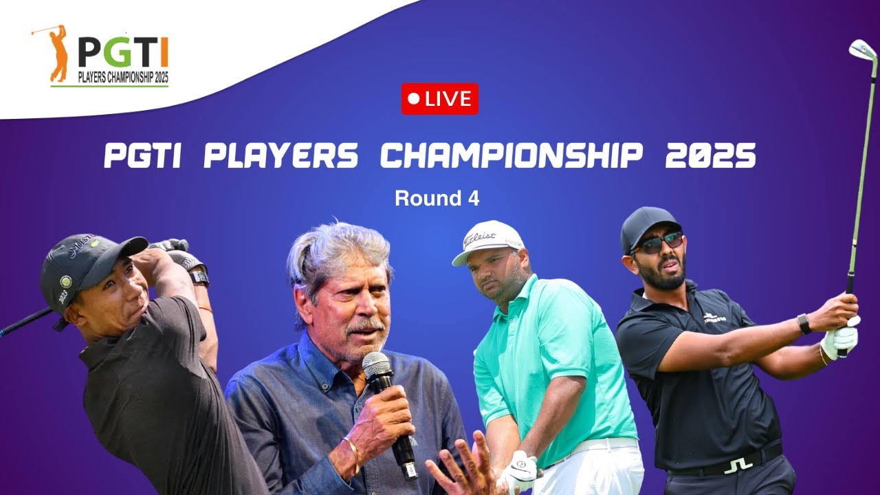 PGTI Players Championship 2025- Round 4 Live Telecast | Clover Greens, Tamil Nadu | Golf In India