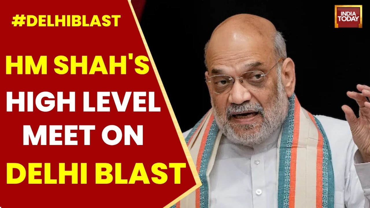 Delhi Security Review: Amit Shah Chairs High-Level Meet After Red Fort Blast | India Today News