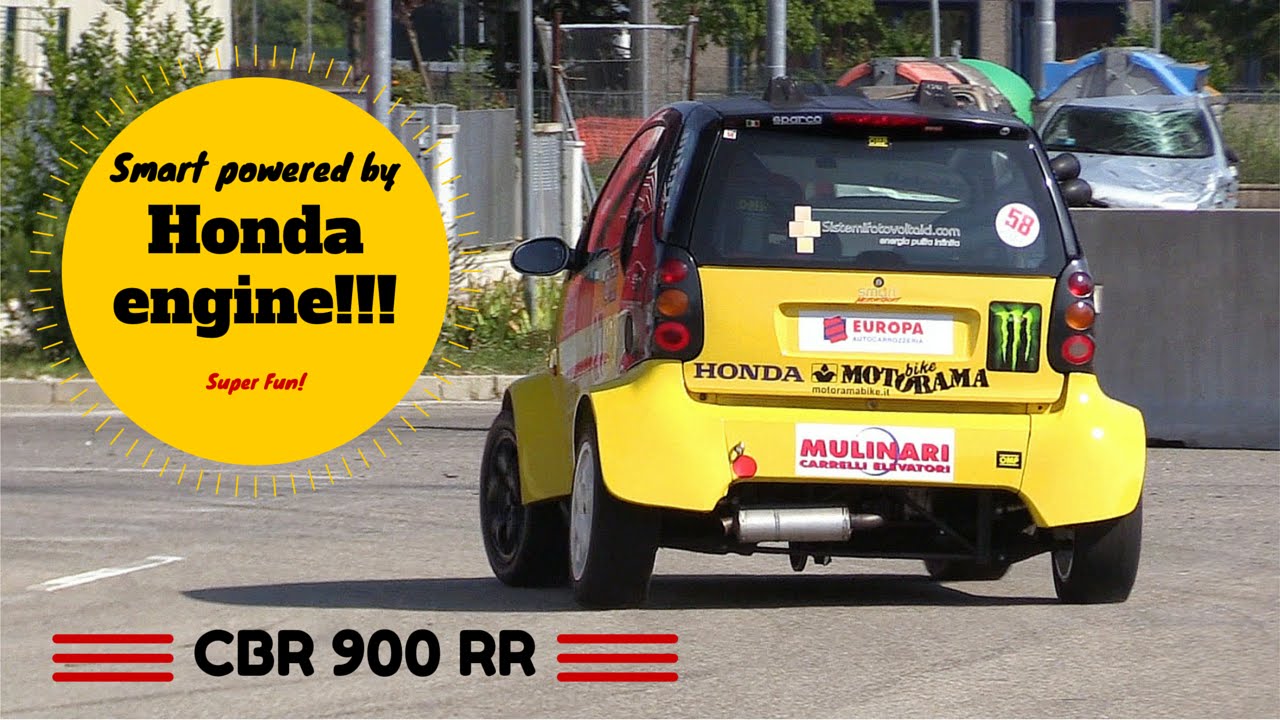 Smart powered by Honda CBR motorbike engine! - Super fun & Pure Sound!
