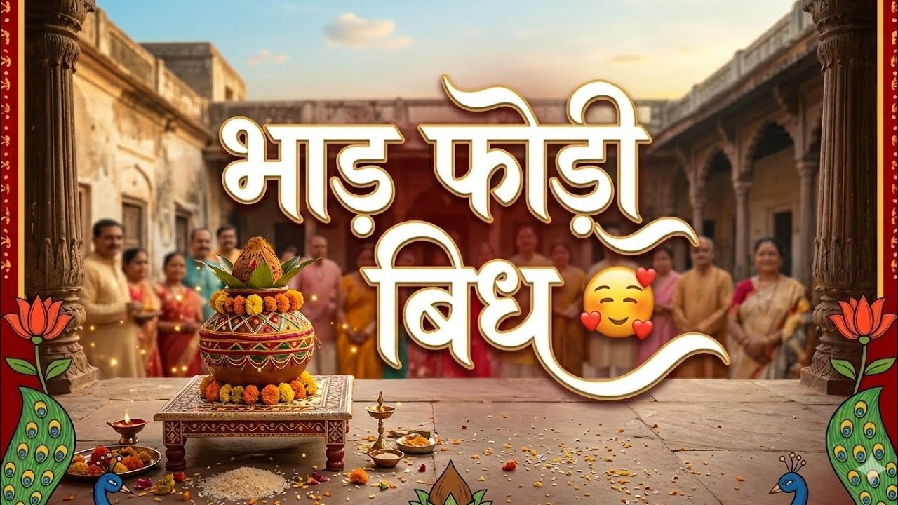 Bhar phodi ki rasam ☺️or sundar bhabhi ji ka sath 🥰