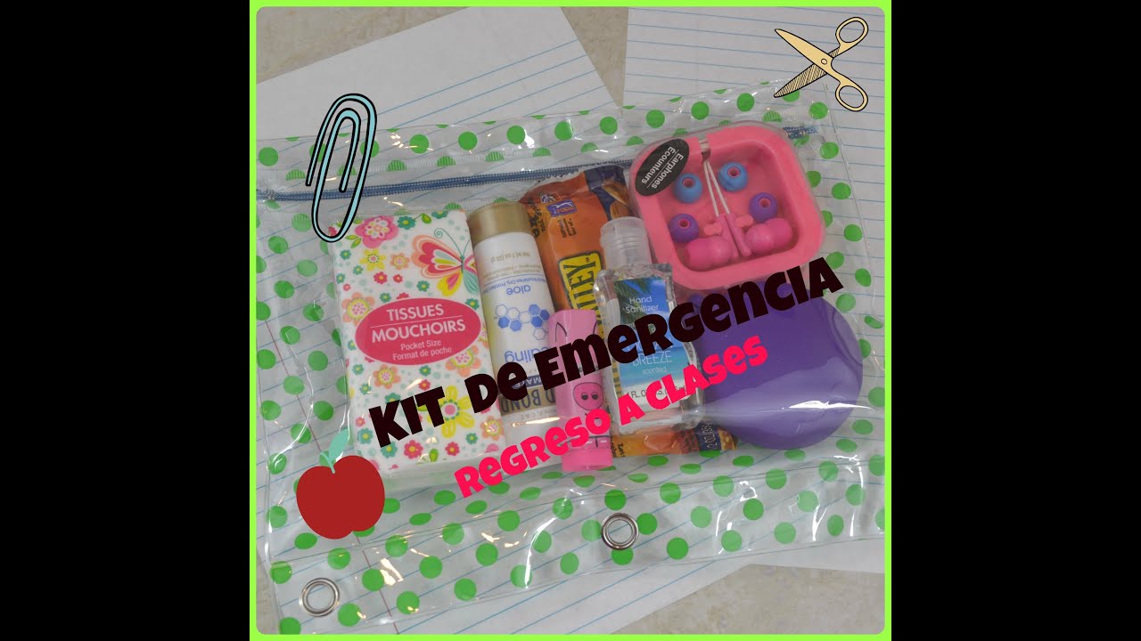Kit de emergencia/ regreso a clases/ Sencishito