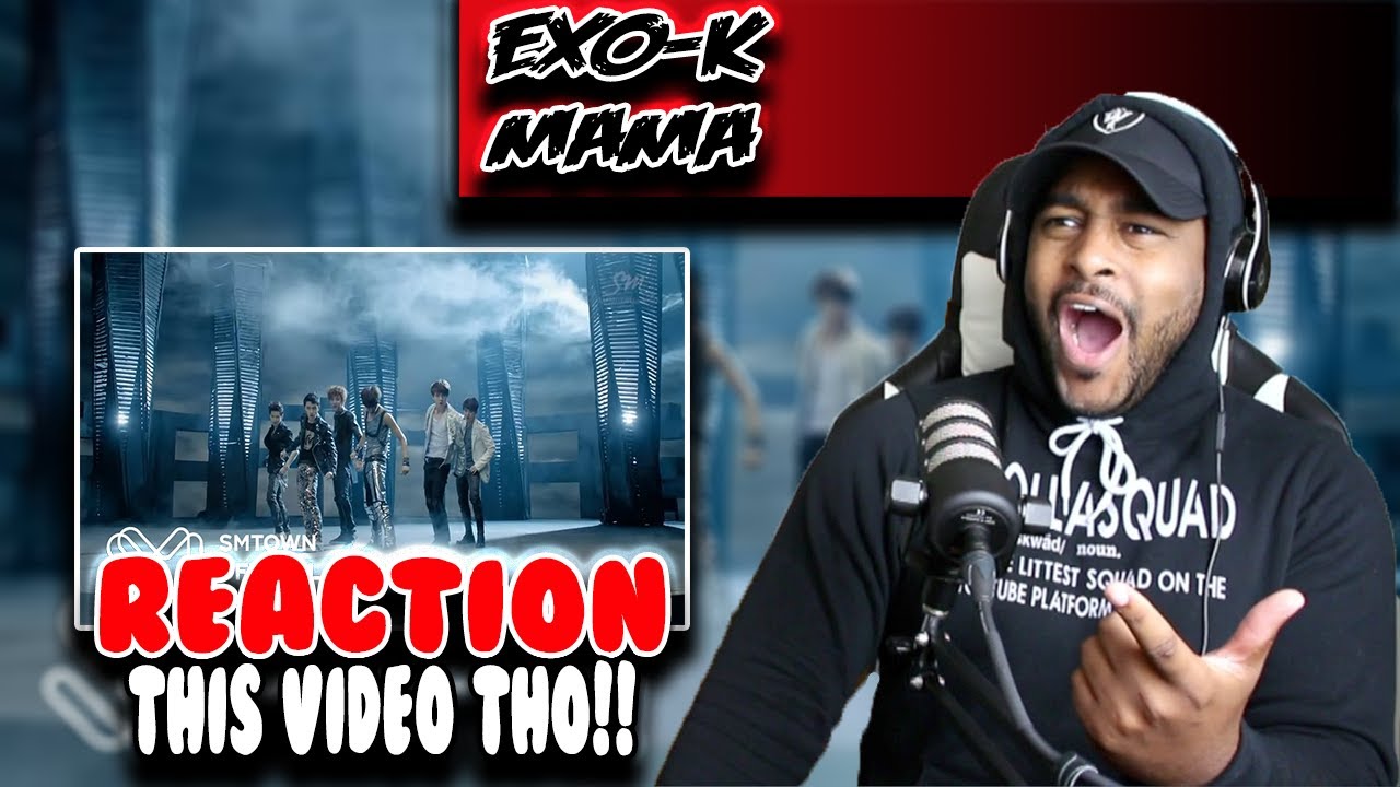 American reacts to Exo-K ( Mama ) | 