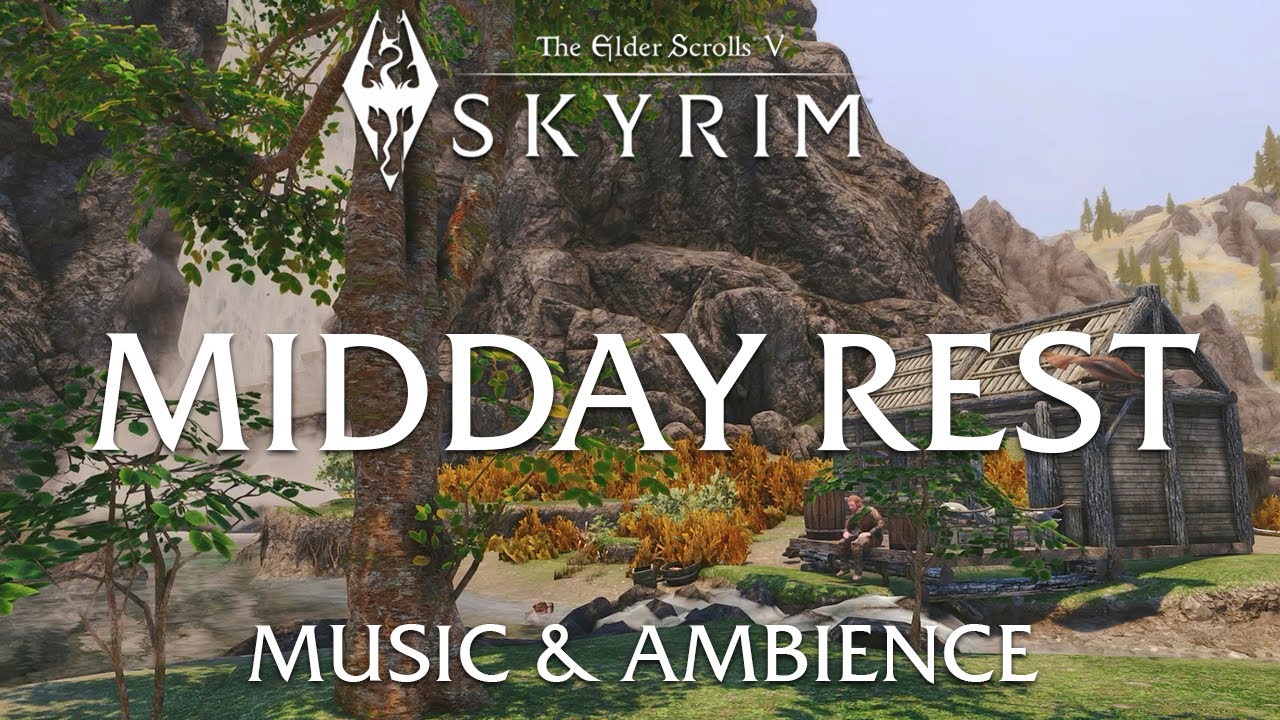 Midday Rest | Tranquil Elder Scrolls V Skyrim Music and Ambience