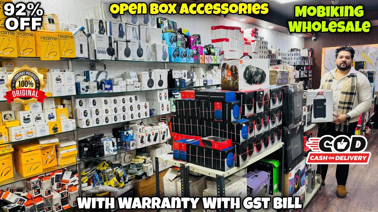 Open Box Accessories| With Warranty with gst bill| 92% Off | 100% Original|Mobiking Wholesale 