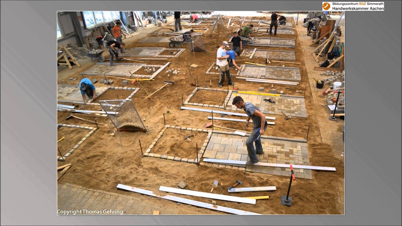 Straßenbau-Ausbildung in Simmerath: Werkstück auf Zeit (3.Lehrjahr)