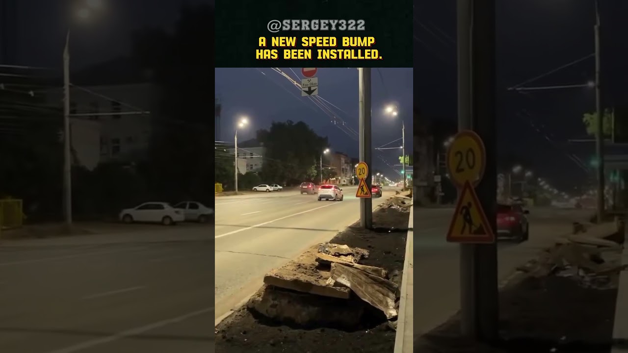 Unexpected Speed Bump 😧😧
