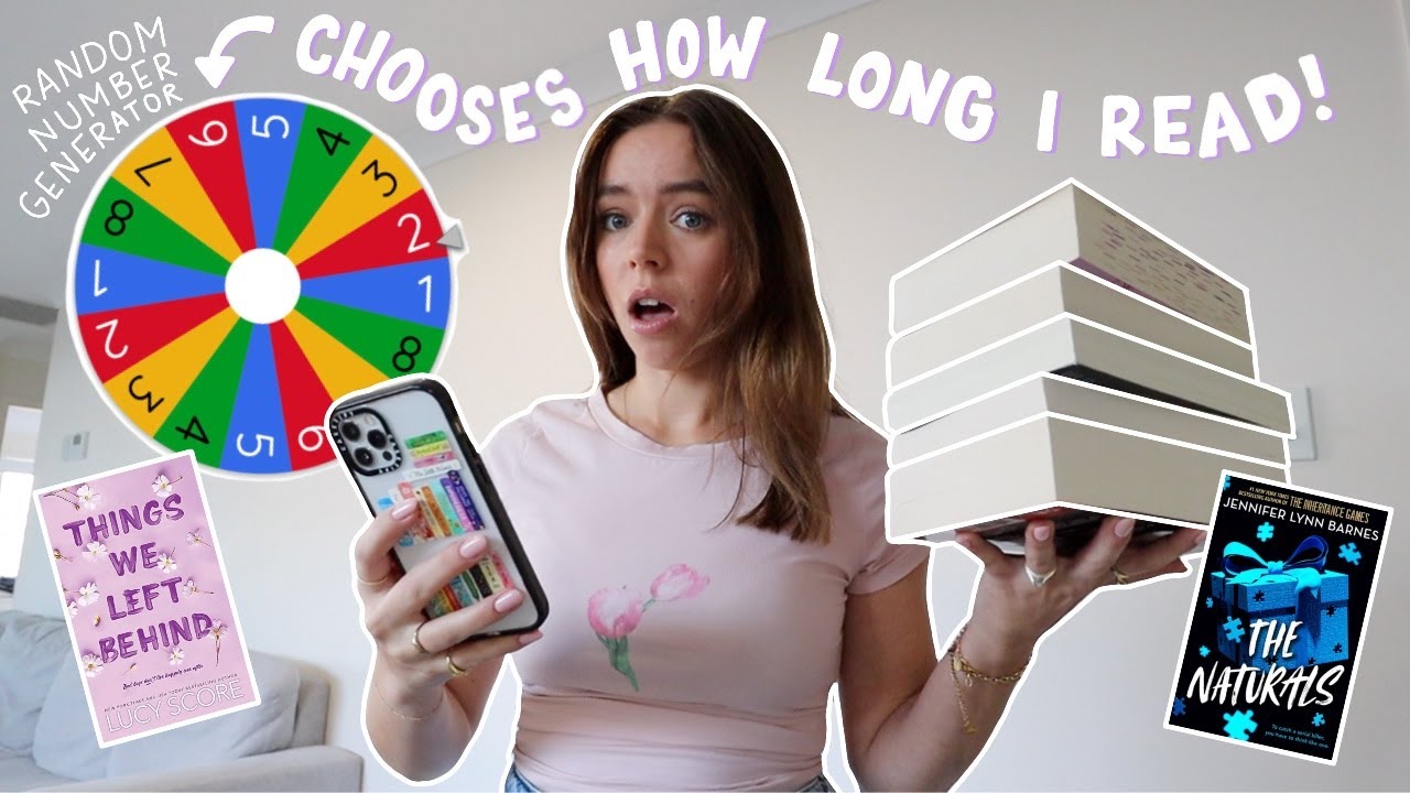 Random Number Generator Chooses How Many Hours I Read For!