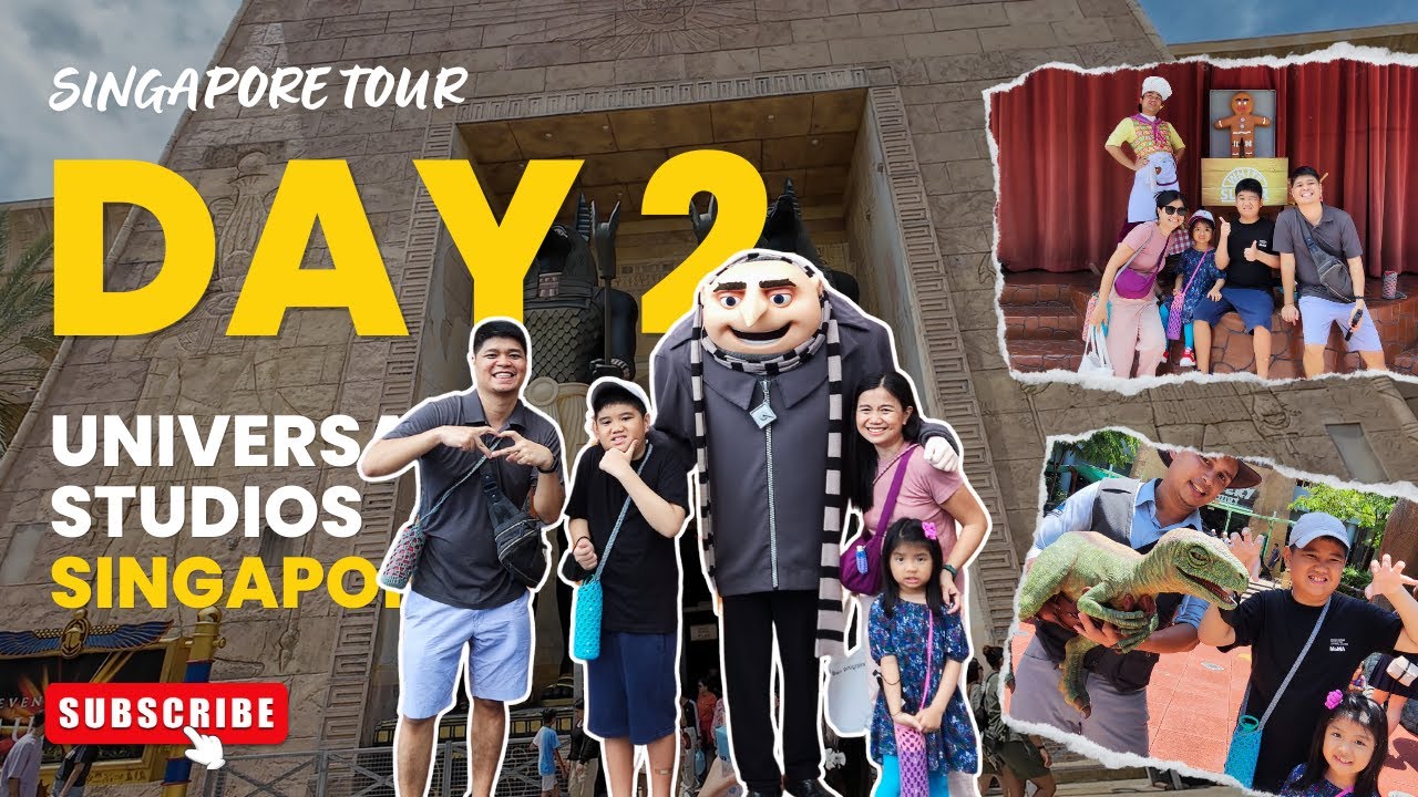 Day 2: Ultimate Adventure at Universal Studios Singapore! | Full-Day Fun in 4K