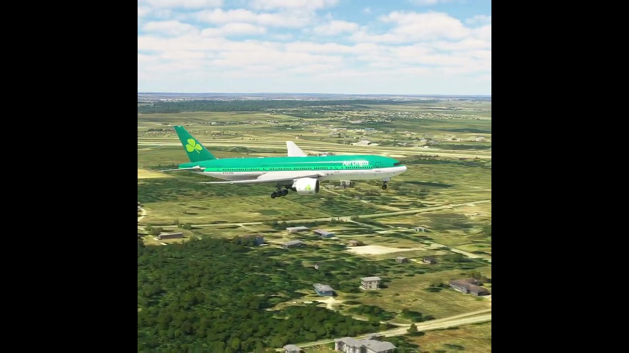 Impossible Landing!!! Amazing View before the Plane Landing eps.556