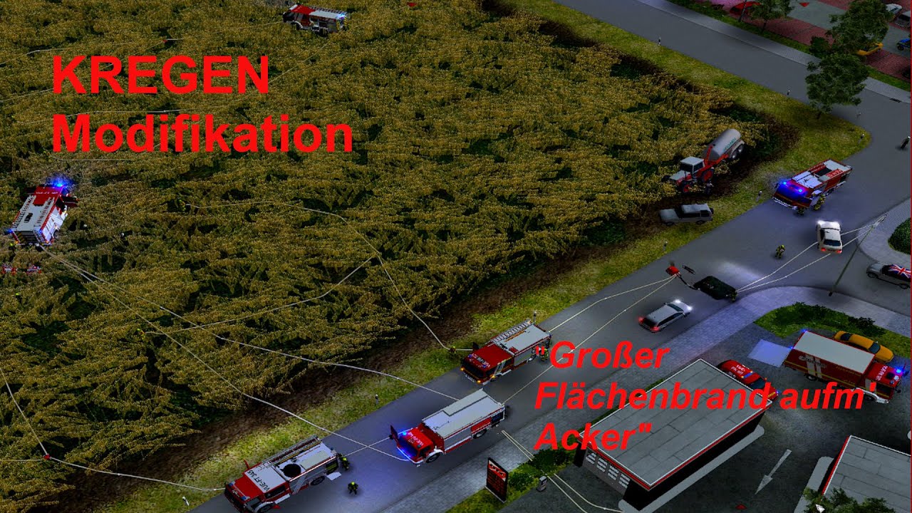 Emergency 4| Gemeinde KREGEN Modifikation "Großer Flächenbrand aufm' Acker"