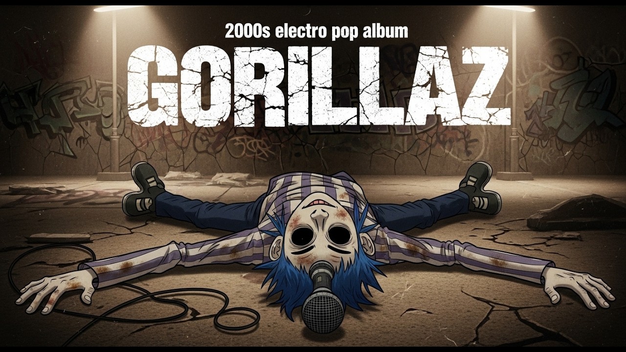 Psycho Pulp Fiction – Gorillaz-Inspired AI Trip-Hop Album | 2000s Electro Pop