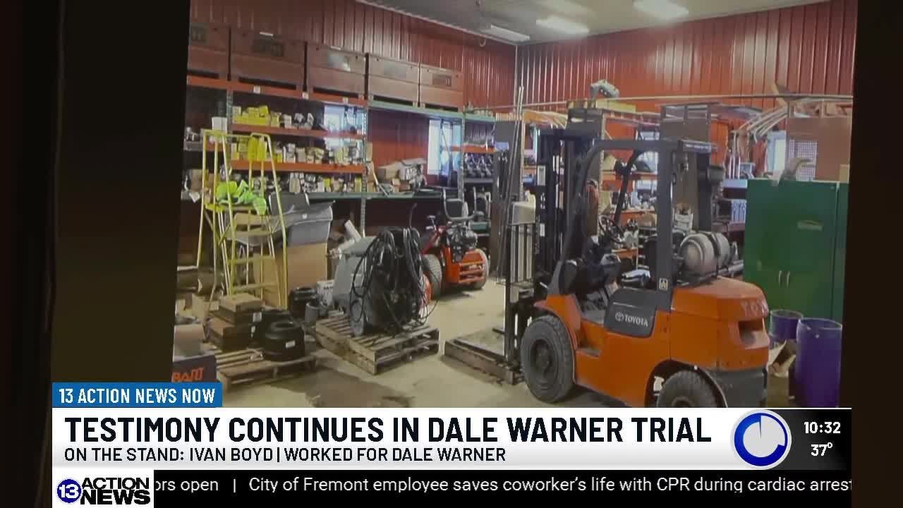 Former Warner employee testifies in Dale Warner murder trial - part 1
