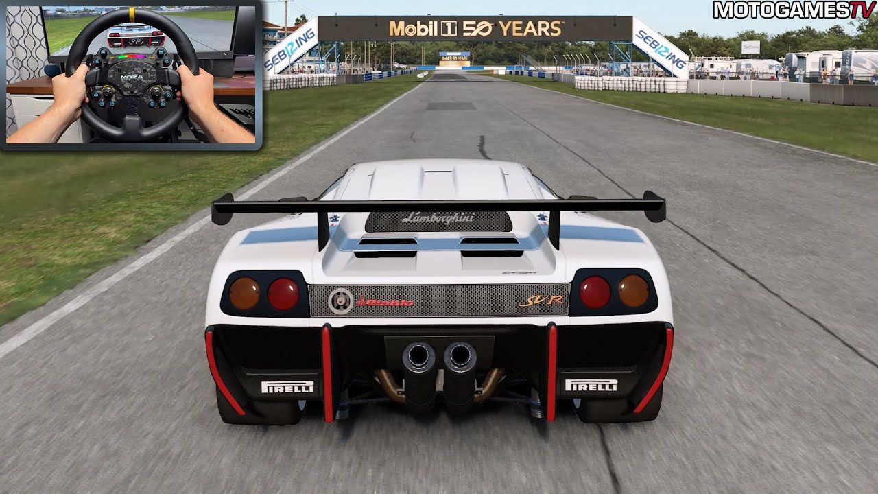 Automobilista 2 - Lamborghini Diablo SV-R at Sebring | Moza DD R9 Gameplay