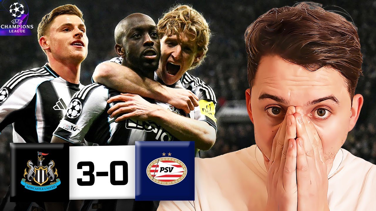 NEWCASTLE DESTROY PSV! WISSA & BARNES SHINE! NEWCASTLE 3-0 PSV Highlights