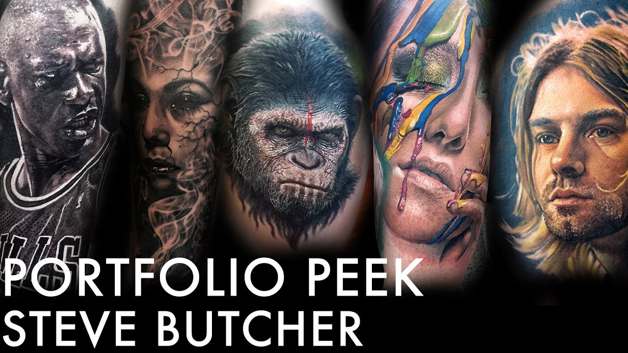 Tattoo Portfolio Peek - Steve Butcher