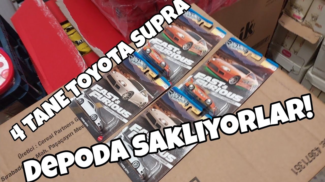 A101 Hot Wheels Brian O'Conner Set Hunt! Toyota Supra Rafa Bile Dizmemişler !