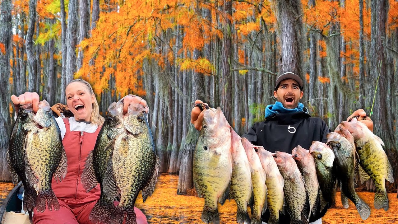 4 Hours of SLAB CRAPPIE Catch and Cooks in a SWAMP! -- The EASY WAY!!!