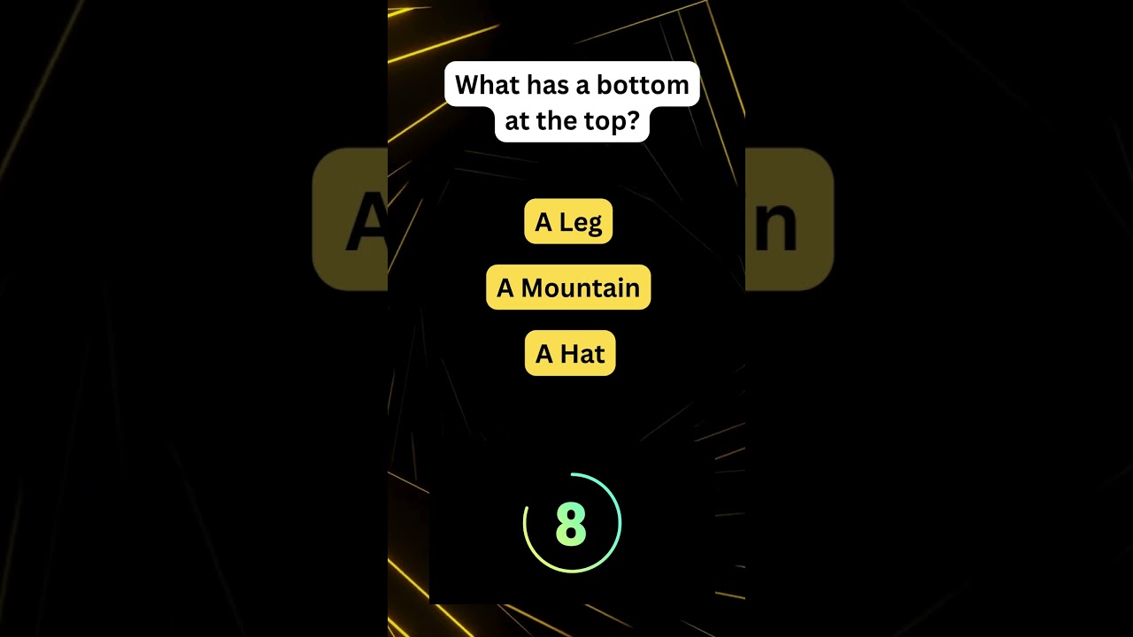 Can You Solve This Riddle in under 10 Seconds? 🤯🧠