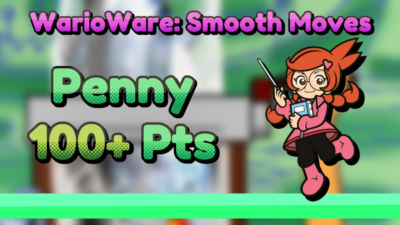 WarioWare Smooth Moves - Penny - 100+ Points! (WR 26/10/22)