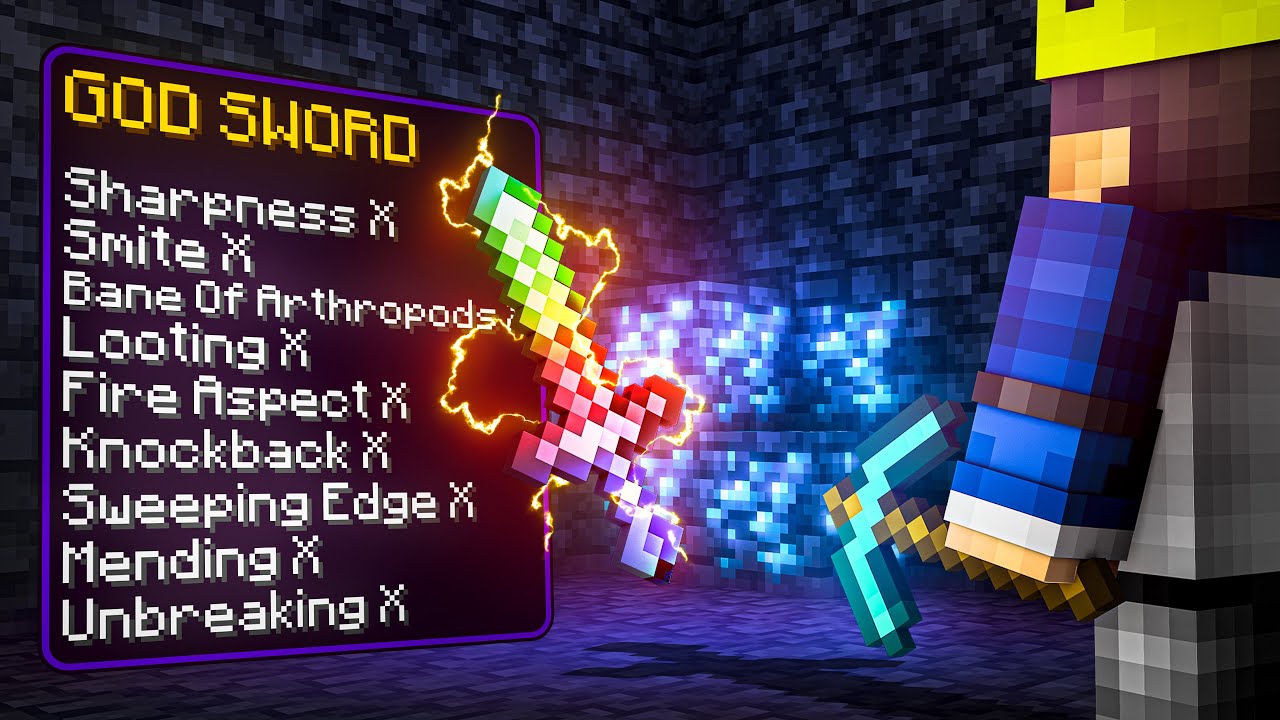 HOW I OBTAINED THE GOD SWORD in Minecraft Hardcore...