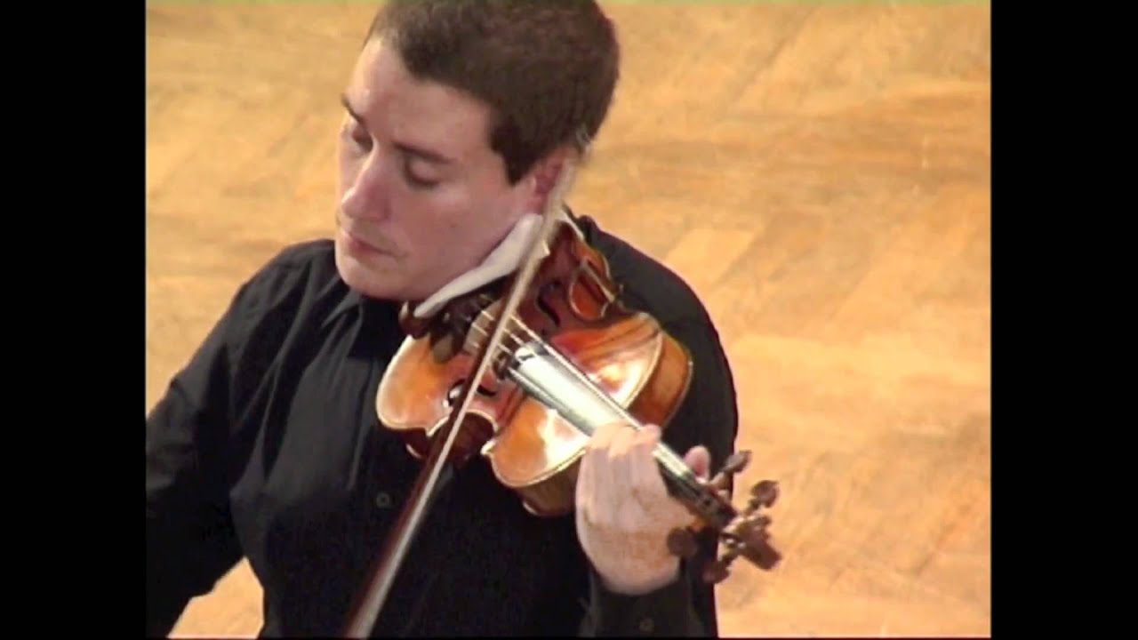 J. S. Bach: Partita for solo violin in E Major, 1st mov.: Preludio (Kristóf Baráti)