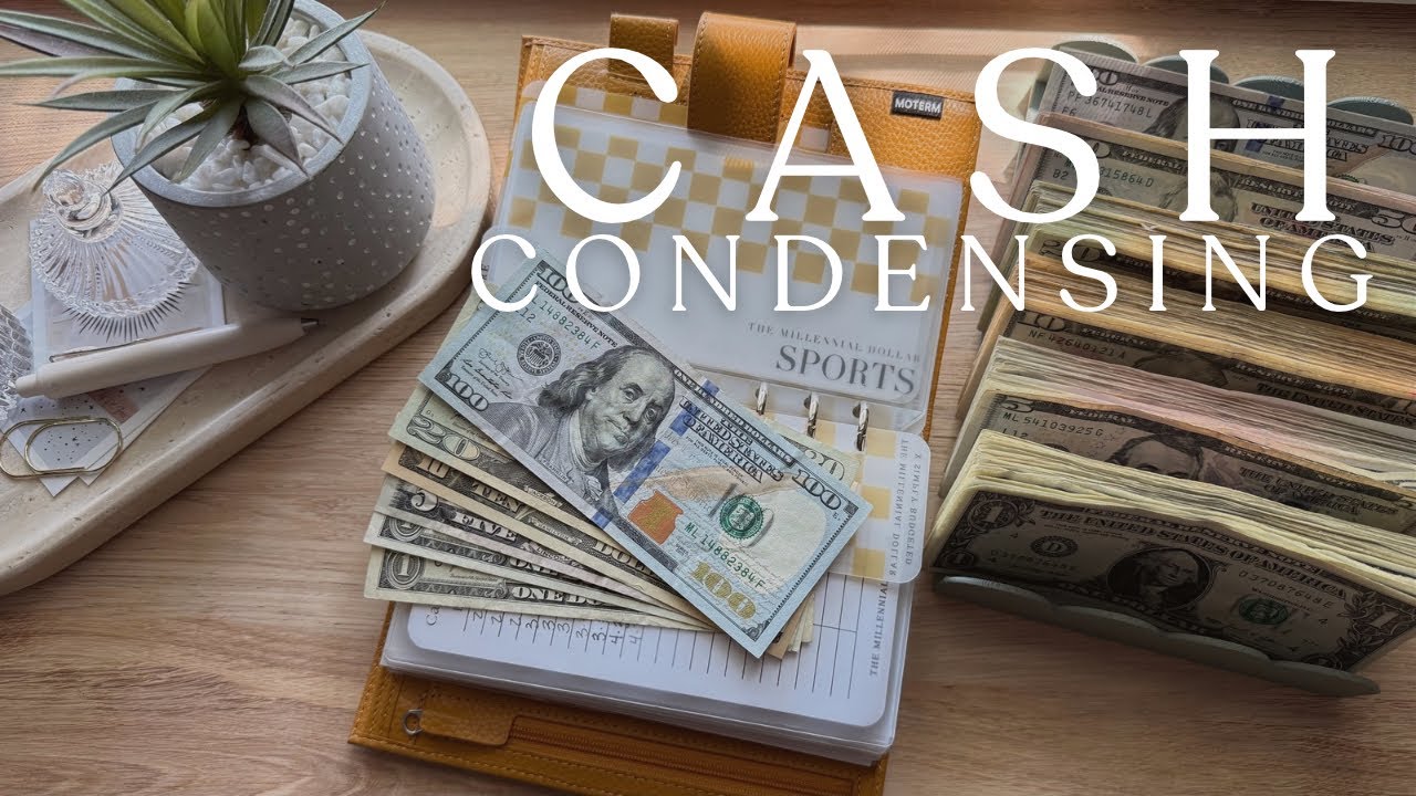 Cash Envelope Condensing | $2305 | How I Organize My Envelopes