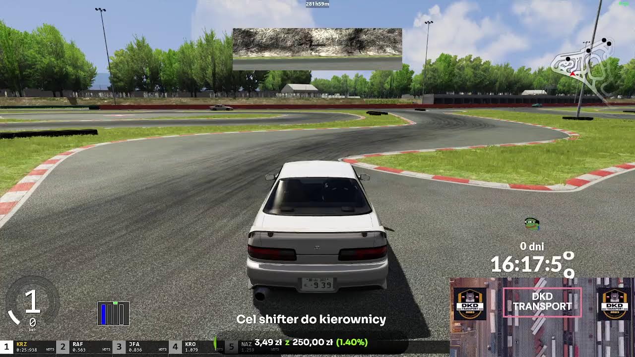 gramy w aseto corsa /zapraszam do firmy DKD-TRANSPORT /przedłużany live/1zł=15min