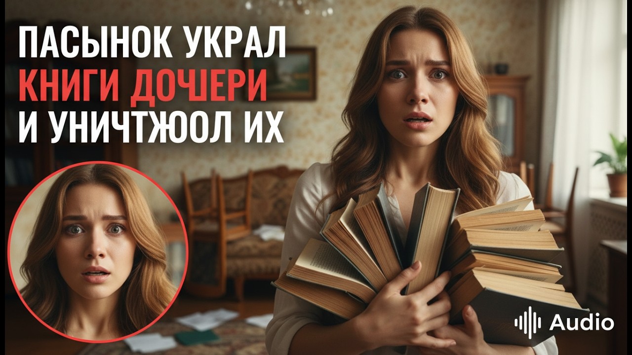 Пасынок украл книги дочери и уничтожил их, вызвав семейный кризис.