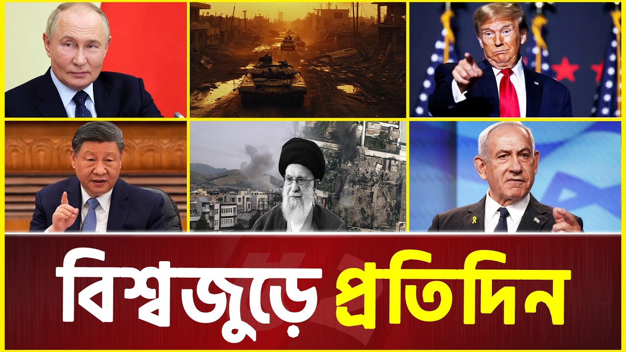 এক নজরে সকল আলোচিত আন্তর্জাতিক সংবাদ | 16 March 2026