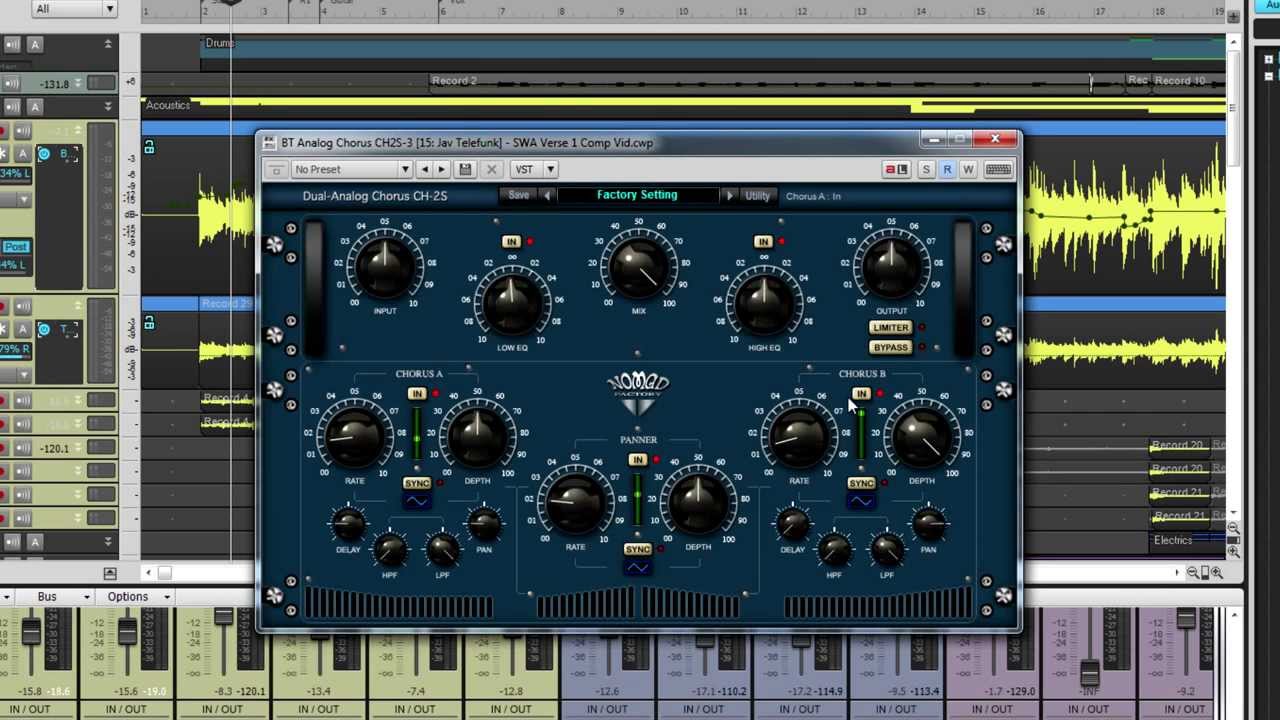 SONAR X3 Get Started: Blue Tubes FX