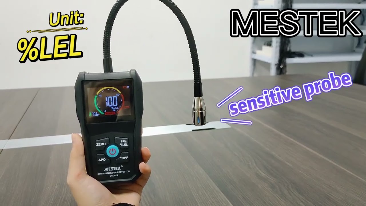 How to Use Mestek Combustible Gas Detector CGD02A