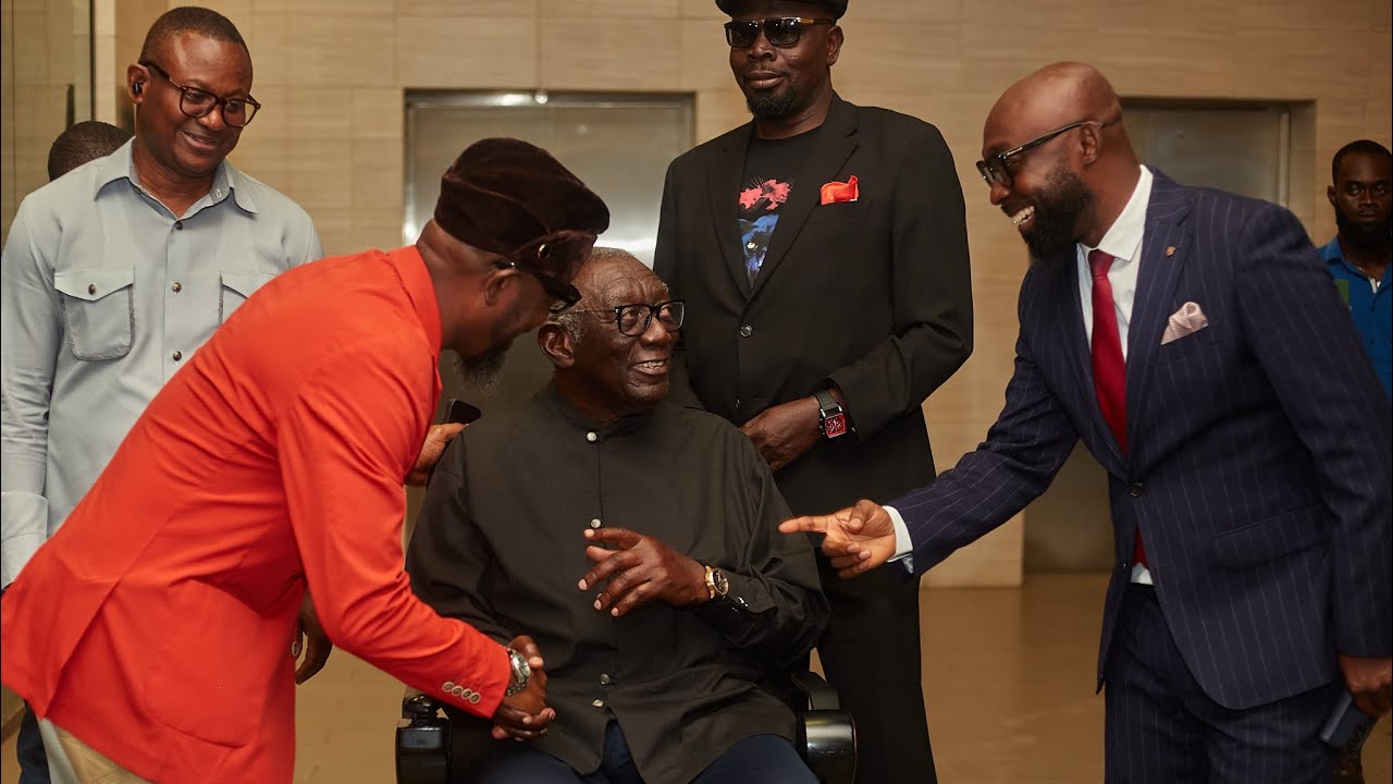 Ex-President Kufuor attends the grand launch of new luxury pharmacy and clinic at Kempinski, Accra