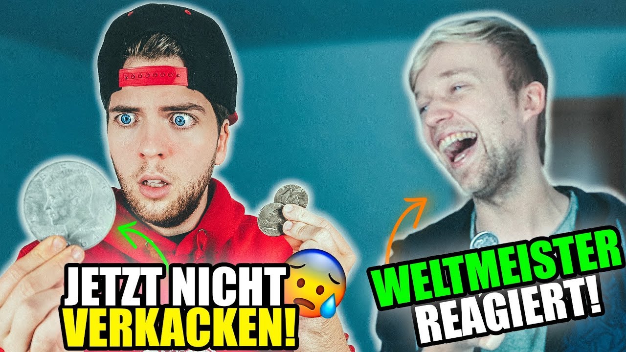 ZAUBER-WELTMEISTER reagiert auf meine ZAUBERTRICKS (ich hoffe es klappt alles)