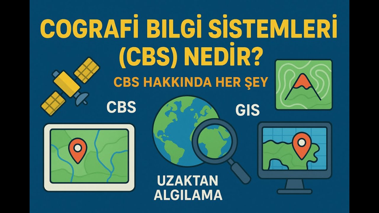 Coğrafi Bilgisi Sistemleri (CBS) Nedir? | CBS Hakkında Her Şey | Uzaktan Algılama #cbs #gis #harita