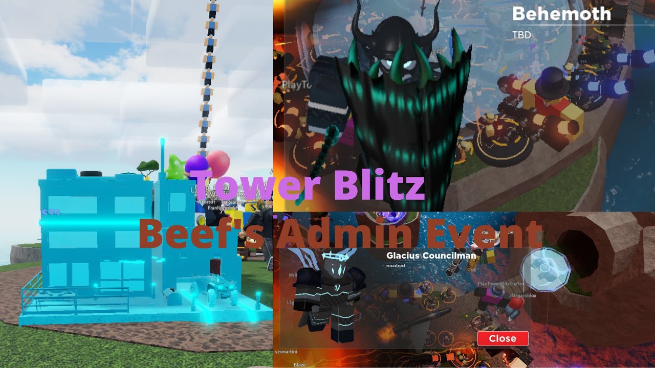 Tower Blitz Beef admin event