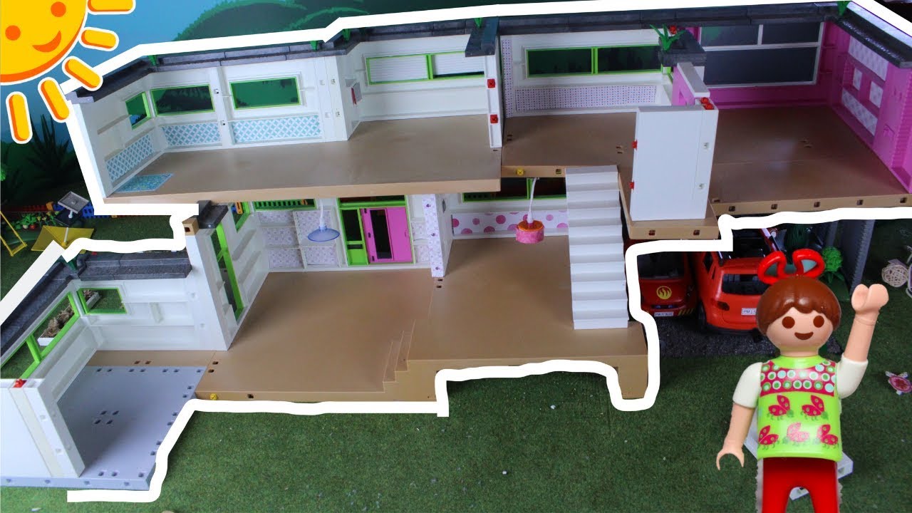 💛Playmobil Luxusvilla Haus umbauen - Roomtour - Familie Sonnenschein