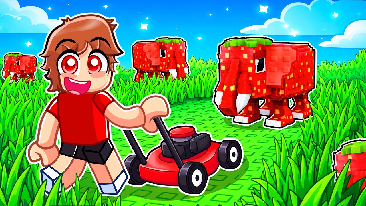 ROBLOX MOW GRASS FOR BRAINROTS...