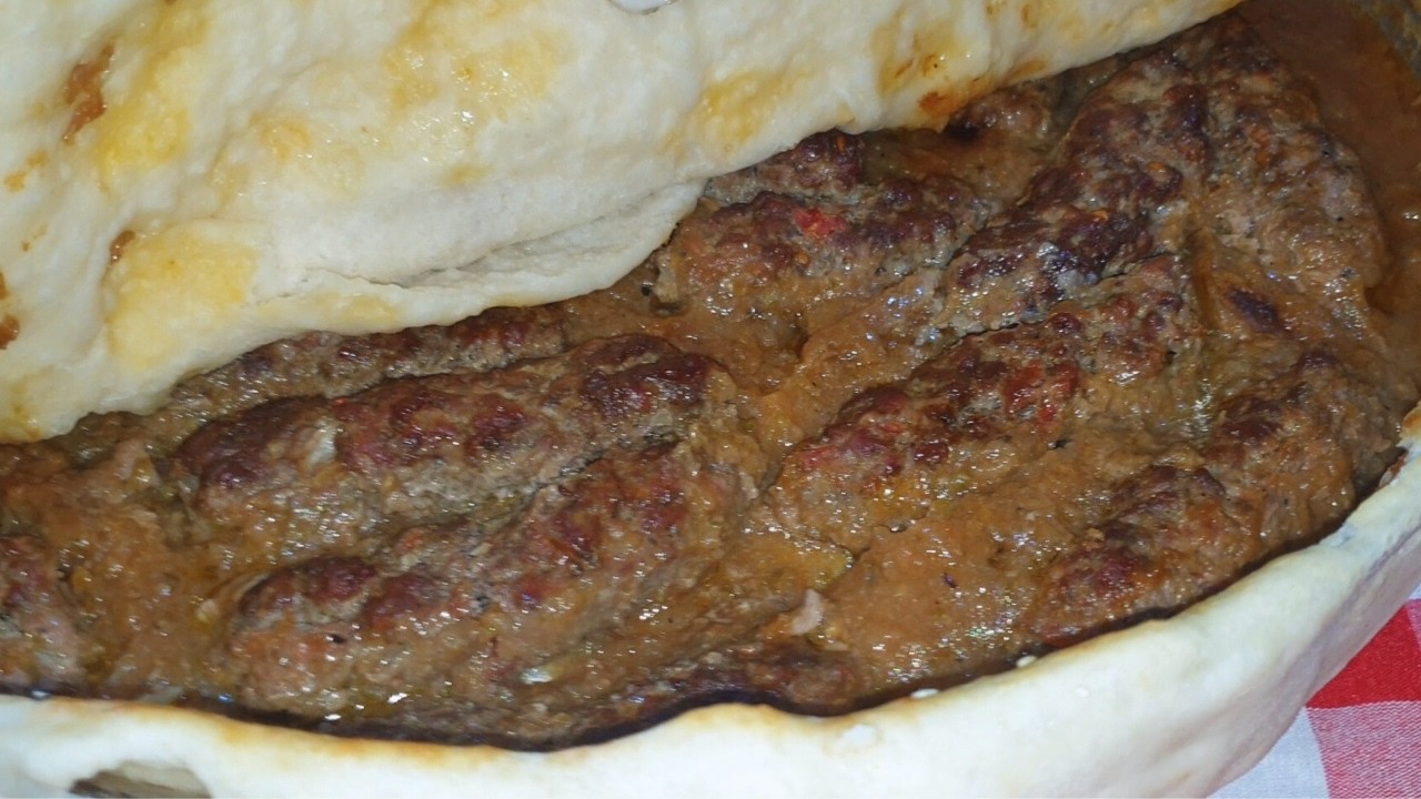 صينية الكباب بالخضار المشوية