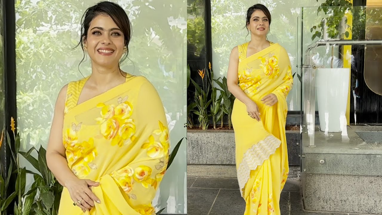 Kajol Spotted in Juhu Promoting Her Film, Maa