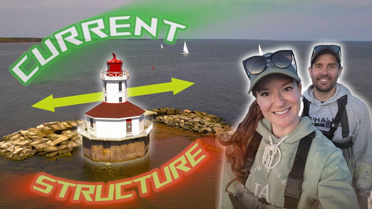 Structure Fishing & Top Water Explosions! Epic Striped Bass Fishing at PEI Lighthouse!