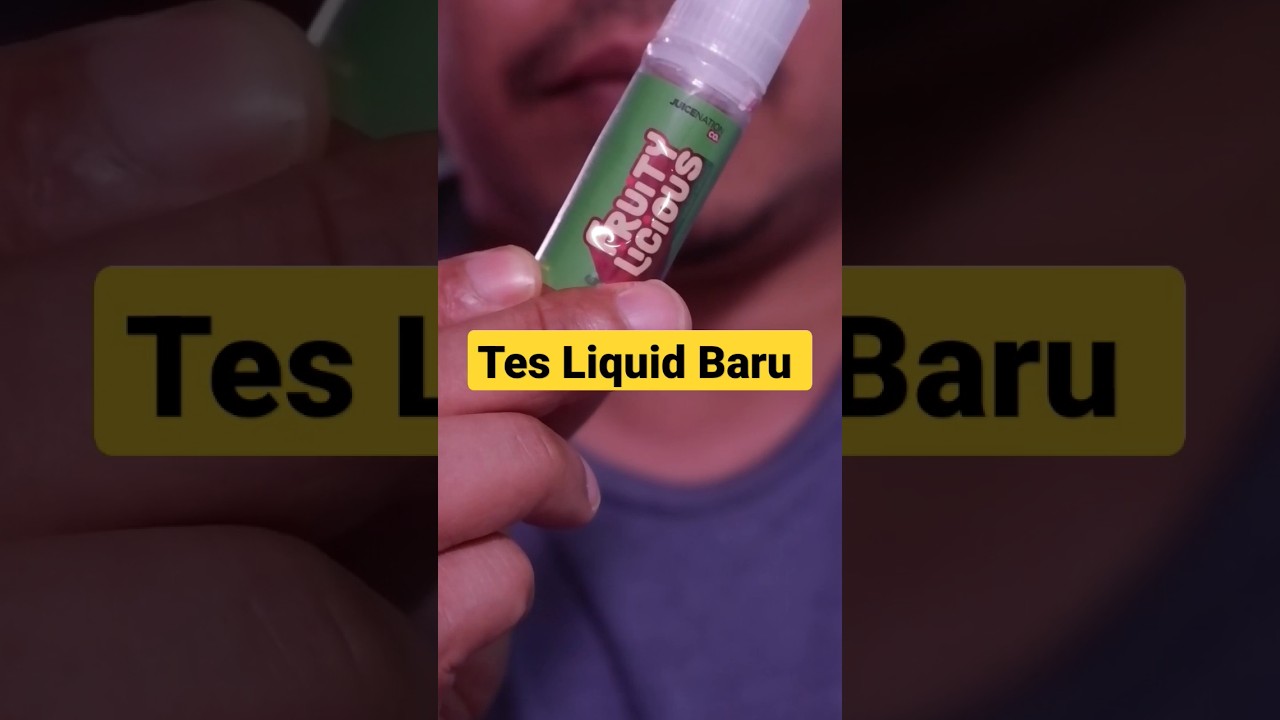 test liquid fruitylicious dengan pod drag #shorts #test #pod #vape #liquid #short