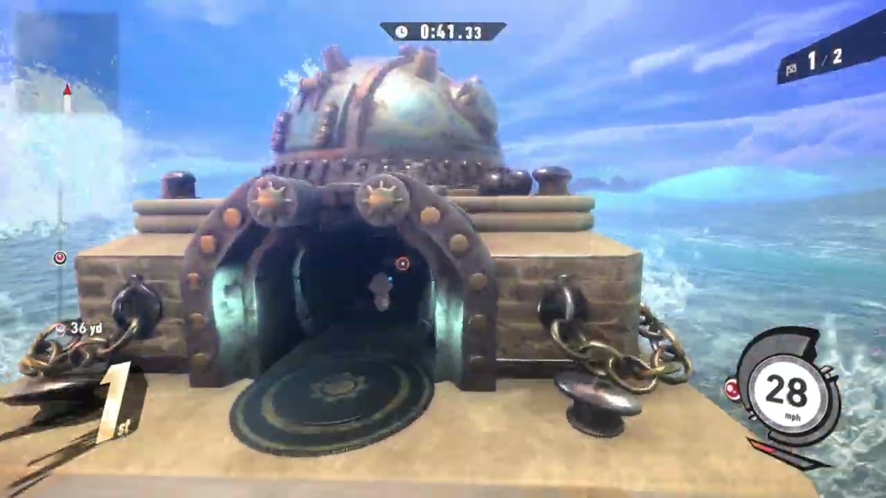 Kirby Air Riders - Air Ride: Waveflow Waters with Waddle Doo (Laps Mode)