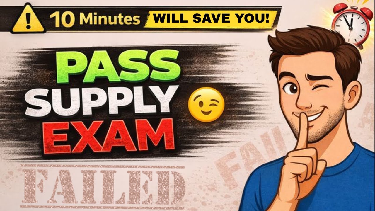 🔥How to Pass ANY Supplementary (Supply) Exam | These 10 Minutes Will Save You
