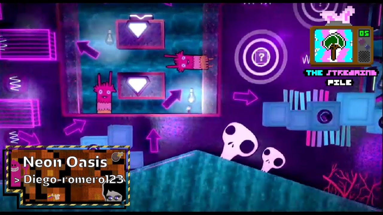 [LBP - tSP] 1013 - Neon Oasis (platformer)