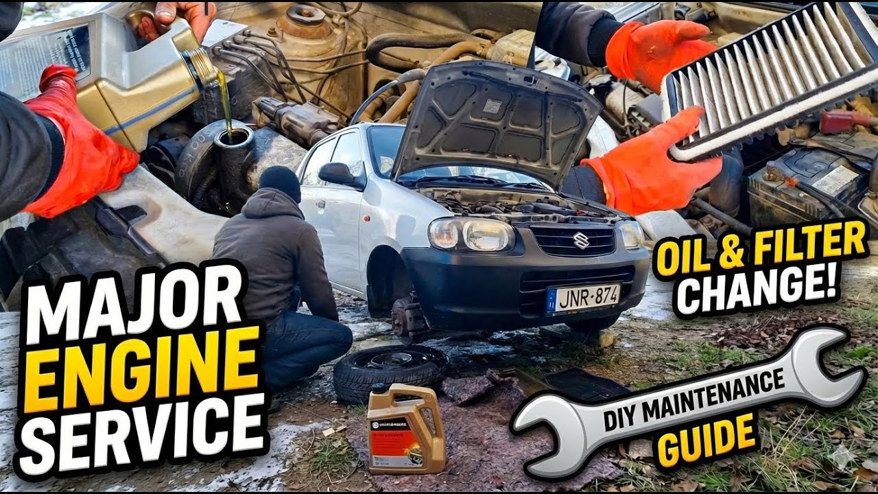 FULL MAJOR SERVICE! Suzuki Alto Engine Maintenance 🛠️🚗.