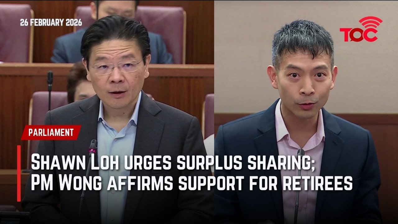 Shawn Loh urges surplus sharing; PM Wong affirms support for retirees