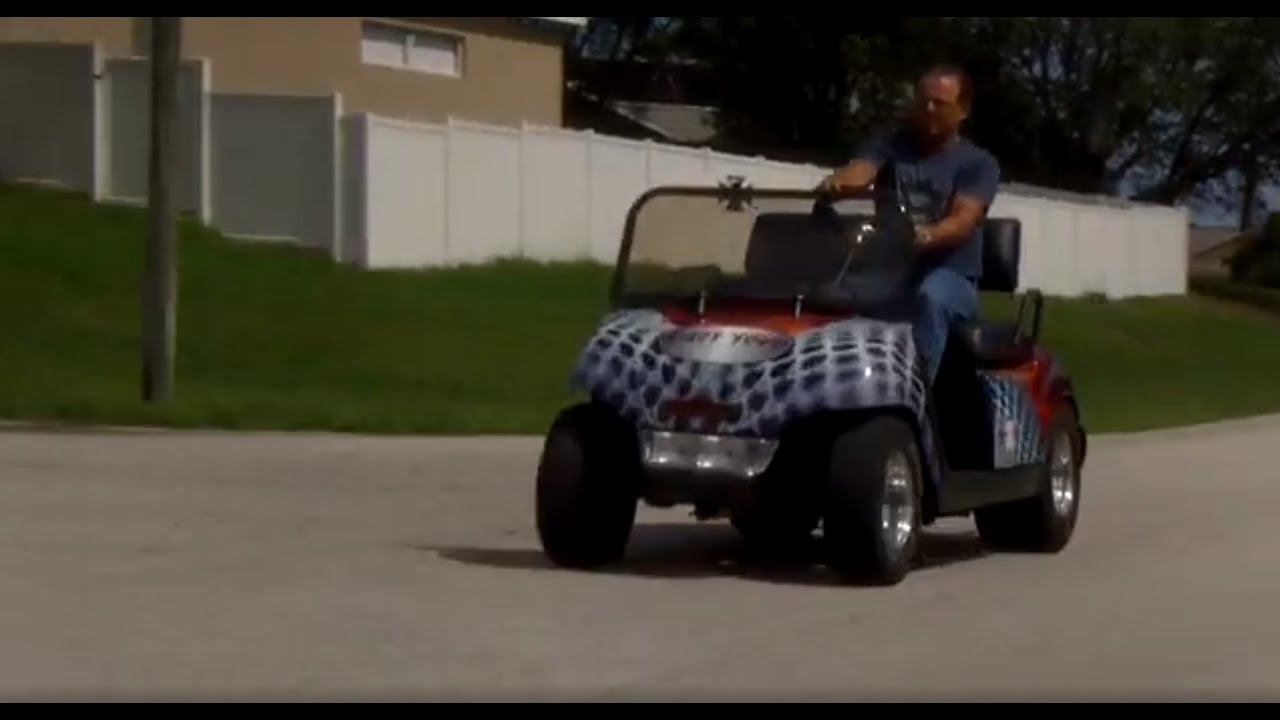 Hayabusa swapped golf cart 